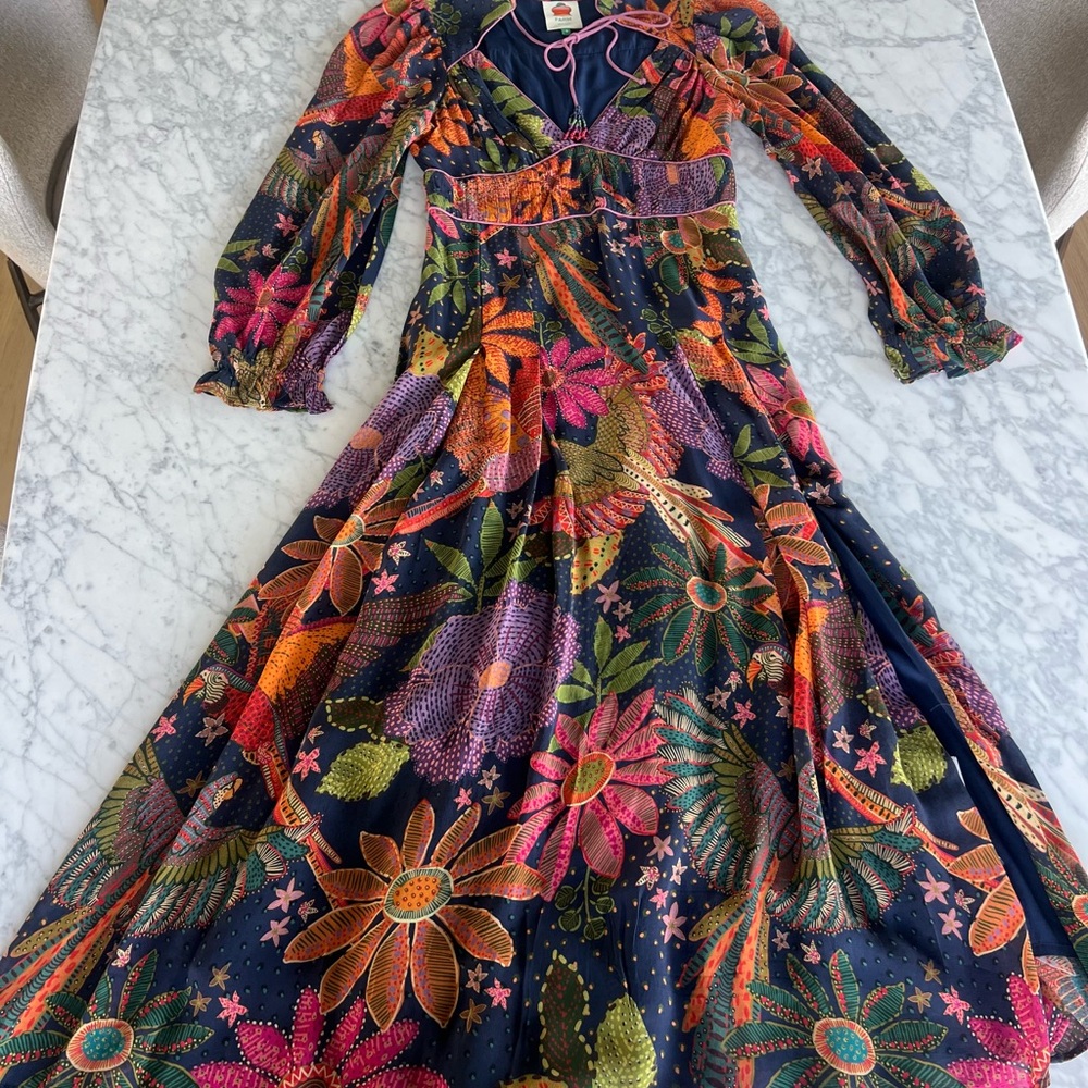 Farm Rio Floral Multicolor Maxi Dress
